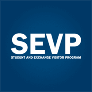 SEVP Student and Exchange Visitor Program logo